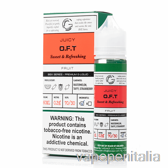 Vape In Italia Spesso - Serie Bsx - 60ml 3mg